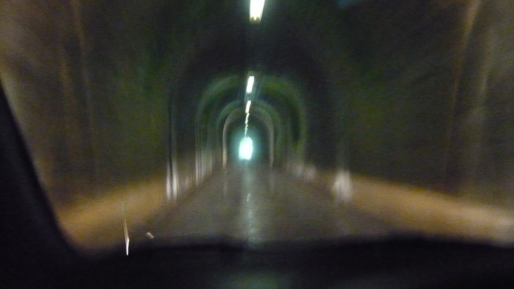 p1020732.jpg - This was the narrowest tunnel I've ever driven through.