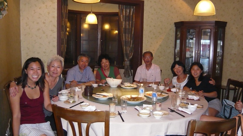 P1030298.JPG - And now we've left the Expo and gone for genuine Shanghainese cuisine with Myra's family, which was delicious!