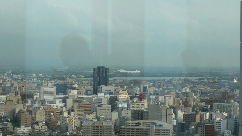 P1030361.JPG - The World Cup was underway while I was there; it was therefore extra cool to see a venue used in the 2002 World Cup, jointly hosted by Japan and Korea.  (It's that stadium out in the distance.)