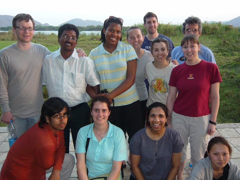 p1020176.jpg - Here's our whole group on the island.