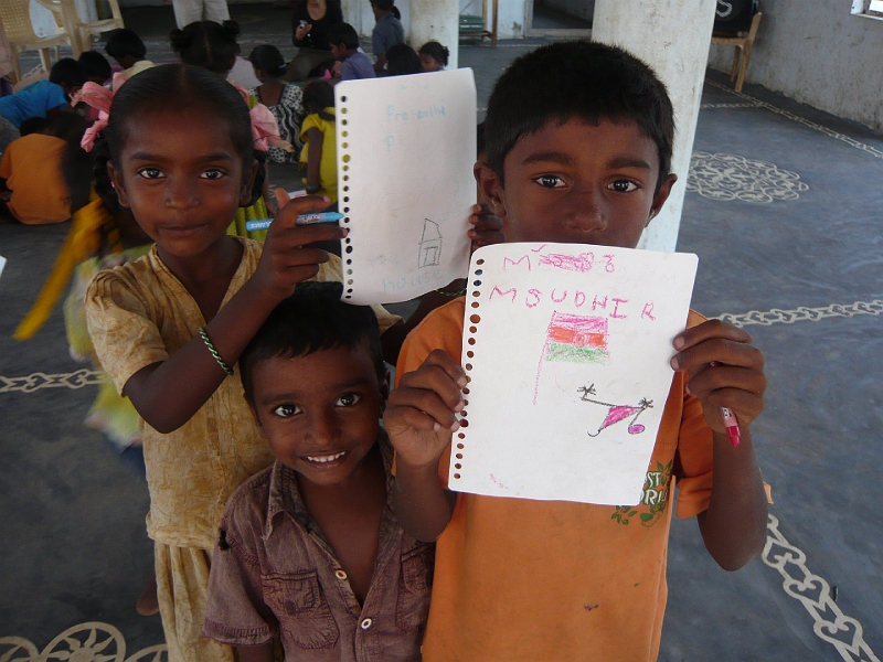 p1020187.jpg - They were happy to show off their works of art!