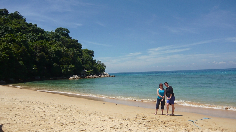 p1020491.jpg - Me and Anna one last time on Pulau Perhentian Kecil